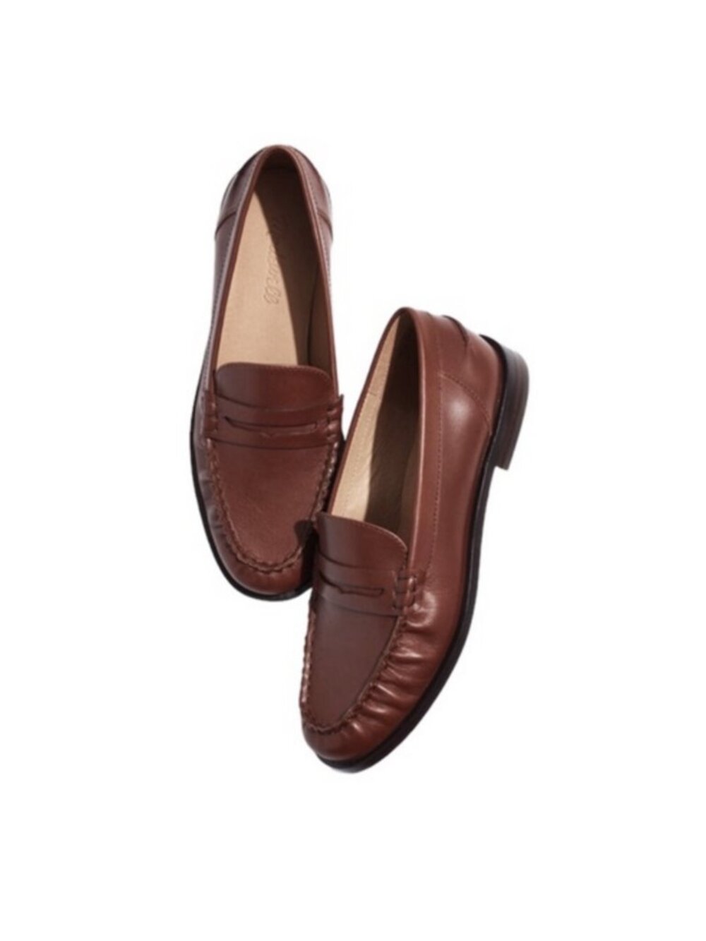 Madewell NYE Penny Loafers Apple Butter Brown Size 10.5 NEW IN BOX